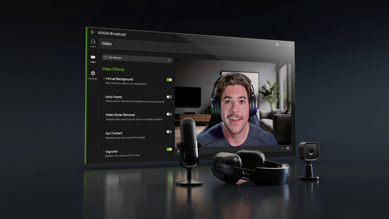 NVIDIA Broadcast-App für Heimstudios &amp; Büros