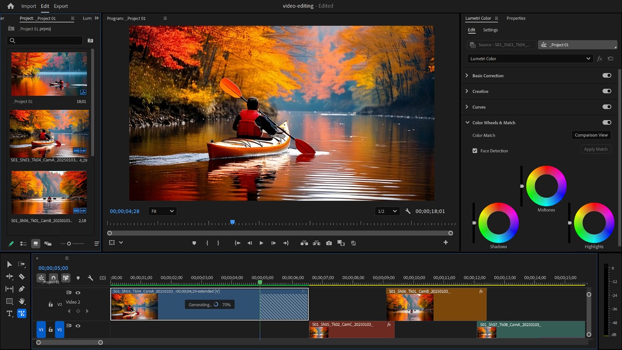 Montage vidéo optimisé par l&#39;IA